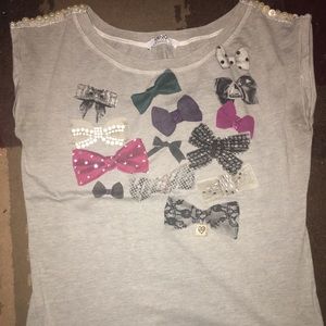 Liu Jo Bow tie T-shirt, excellent condition.